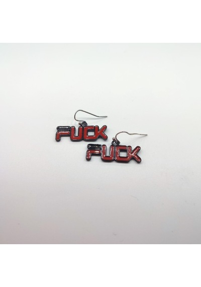 Tedz Collection Fck Pin Küpe Çok Renkli