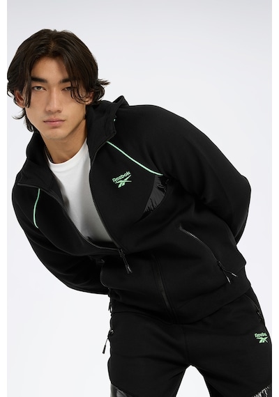Reebok Zıp Hoody - Mıx Siyah Erkek Eşofman Üstü 000000000102237941 Siyah