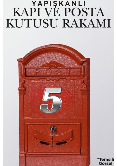 Krom Yapışkanlı Kapı Numarası 5 5 Cm / 50 Mm Küçük Boy Rakam Sayı - Daire, Posta Kutusu, Otel Oda No, Asansör, Kat Planı, Araç Model Ve Apartman İçi Dekoru İçin Kendinden Yapışkanlı Krom Numaratör 5 5 Krom Yapışkanlı Kapı Numarası 5 5 Cm / 50 Mm Küçük Boy Rakam Sayı - Daire, Posta Kutusu, Otel Oda No, Asansör, Kat Planı, Araç Model Ve Apartman İçi Dekoru İçin Kendinden Yapışkanlı Krom Numaratör 5 5