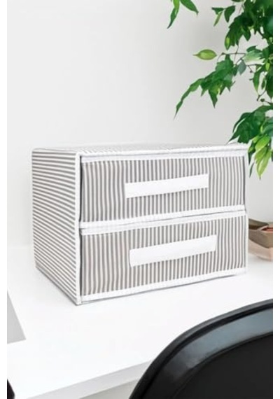 Dolap İçi Kumaş Kaplamalı Mini Çekmece Organizer, Çekmeceli Dolap İçi Düzenleyici, İç Çamaşırı Çorap Tek Çok Renkli