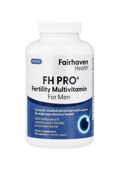 Fairhaven Health Fh Pro Fertility Multivitamin For Men With Methylated B Vitamins And A Fertility An
