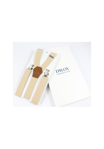 Dwoy 3 Klipsli Ten Rengi Yetişkin Pantolon Askısı-1010