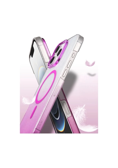Apple iPhone Uyumlu,  16 Pro Glossy Magsafe Kapak - Siyah