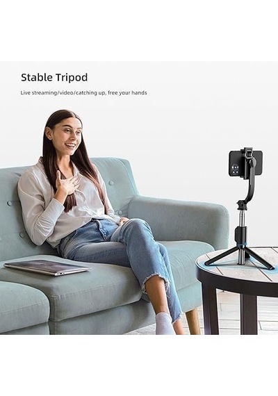 Axya C01 Çok Amaçlı Selfie Çubuğu Masa Üstü Tripod Kumandalı Selfie 360 Derece Dönebilir 107 Cm