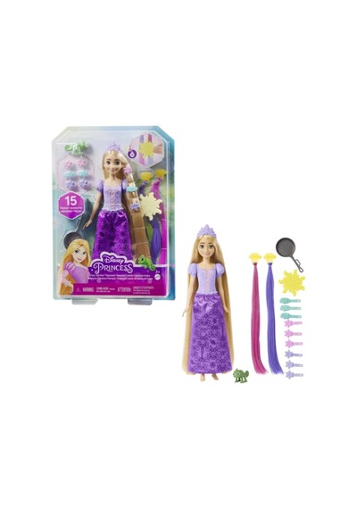 Hlw18 Disney Prenses Renk Değiştiren Sihirli Saçlı Rapunzel