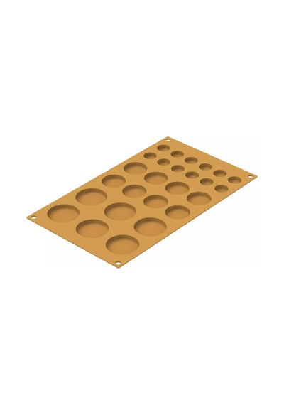 36.483.36.0065 Silikomart Poıs Silikon Kalıp Kahverengi