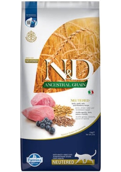 N&d Ancestral Grain Kuzulu Yaban Mersinli Düşük Tahıllı Kısırlaştırılmış Kedi Maması 10 Kg