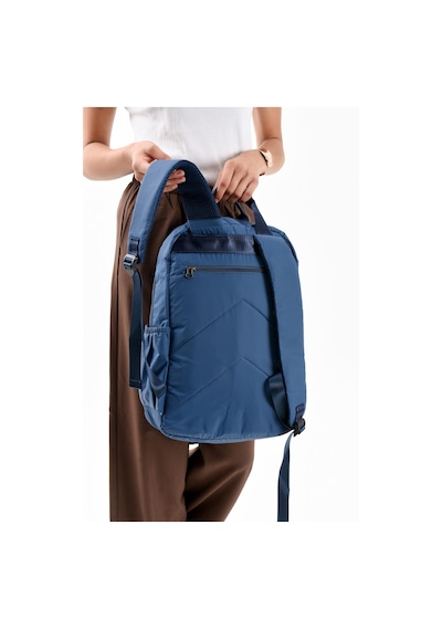 571 Collections Ultra Hafif Şik Ve Su Geçirmez Orta Boy Sırt Çantası Mavi Model: 571-13-9f MAvi