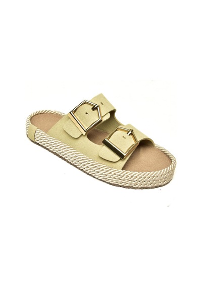 Fox Shoes U596030202 Ten Süet Kadın Terlik Ten-süet Ten Rengi