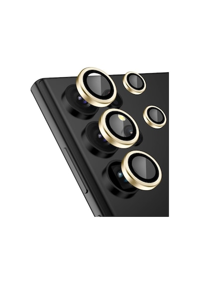 Samsung Uyumlu Galaxy S23 Ultra Kamera Metal Cam Lens Koruyucu Hsn1