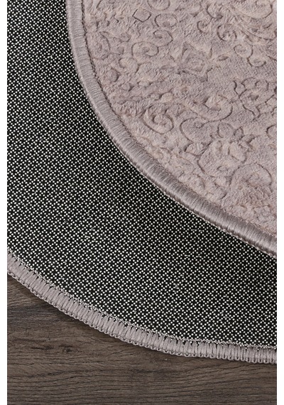 Nova Kahve Oval 60x100 + 50x60 Cm 2'li Banyo Paspası Seti Kaymaz Çok Renkli