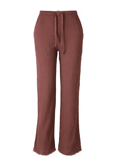 Trender Kanvas Kadın Pantolon 5504 Mürdüm