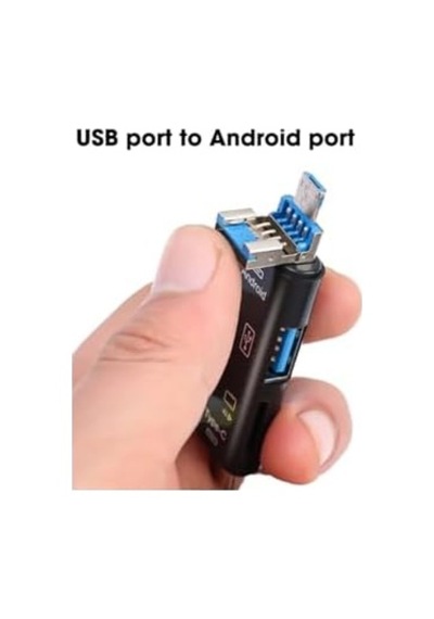 A-5068 Type-c To Usb 3.0 Flash Otg Veri Aktarım Sd Tak Çalıştır Kart Okuyucu Çevirici