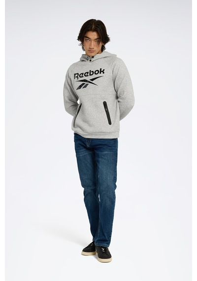 Reebok Overhead Hoody Fleece Gri Erkek Sweatshirt 000000000102237940