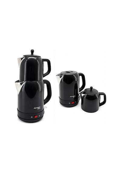 Elektrikli Çay Makinesi 2'si1 Çaycı & Kettle 1.7l/1.2l Çelik 2200w