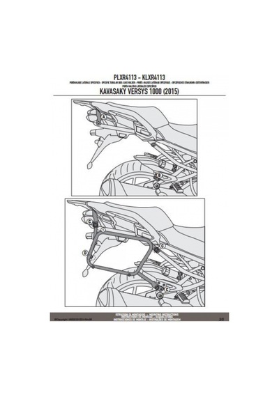 Plxr4113 Kawasaki Versys 1000 15-16 Yan Çanta Taşıyıcı