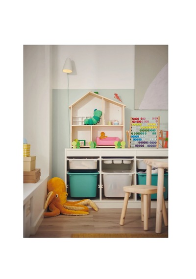 Ikea Flısat Bebek Evi, Huş, 58x22x59 Cm