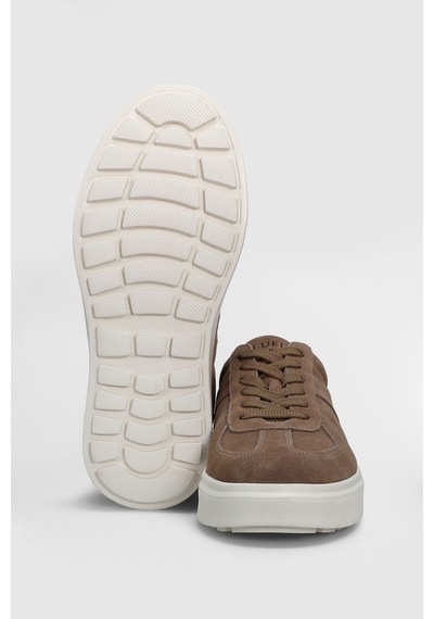 Lufian Jaques Erkek Deri Sneaker Ayakkabı Bej Bej 112230226100550 Bej