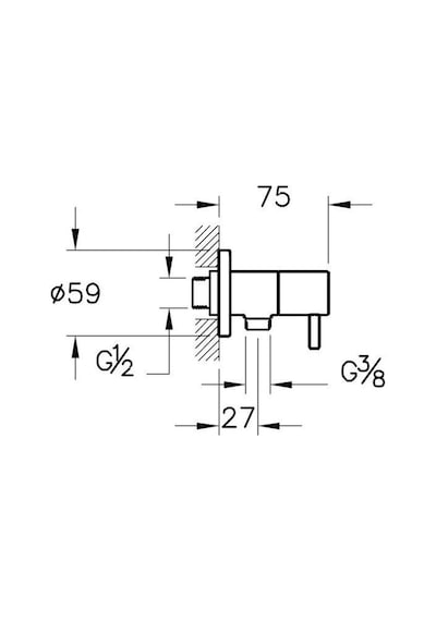 VitrA A4521436Wtc Origin Ara Musluk Mat Siyah