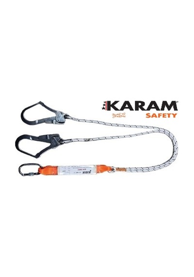 Karam Ka341 Şok Emicili Çift Kollu Lanyard/Halat