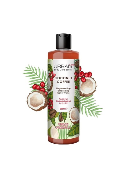 Urban Care Coconut Coffee Yenileyici Ve Pürüzsüzleştirici Duş Jeli 500 Ml- Vegan Diğer