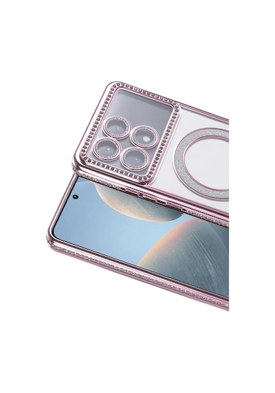 Uray Store Xiaomi Poco X6 Pro Joke Simli Magneticsafe Kılıf - Pembe