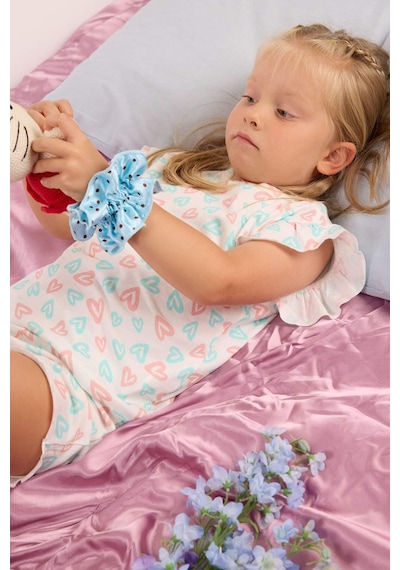 Defacto Baskılı 2li Ecru Pijama Takımı Kız Bebek H9309a526smer233 Ekru-er233