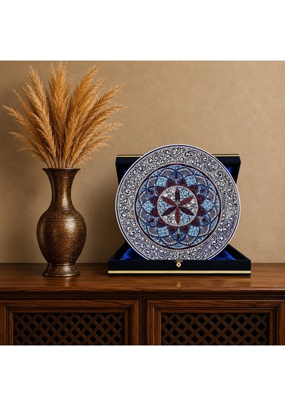 E38 El İşçiliği Çini Tabak 40 Cm - 6749