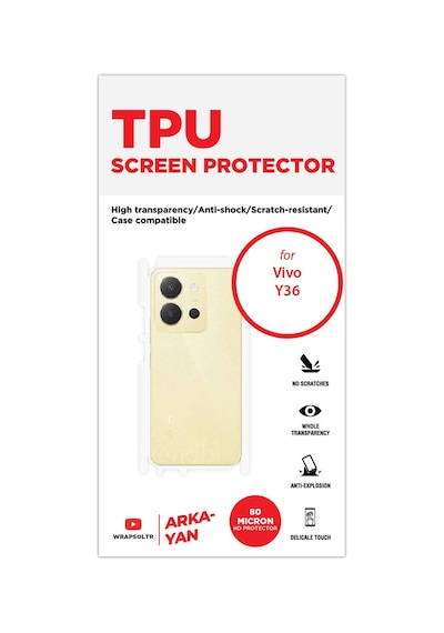 Vivo Y36 Arka Ve Yan Kaplama Koruyucu Hd Film