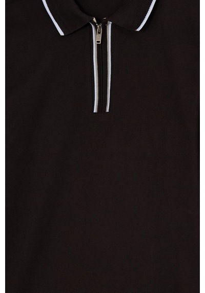 Tudors Erkek Slim Fit Dar Kesim %100 Pamuk Uzun Kollu Fermuarlı Kahverengi Polo Yaka Tişört-52788 Tudors Erkek Slim Fit Dar Kesim %100 Pamuk Uzun Kollu Fermuarlı Kahverengi Polo Yaka Tişört-52788