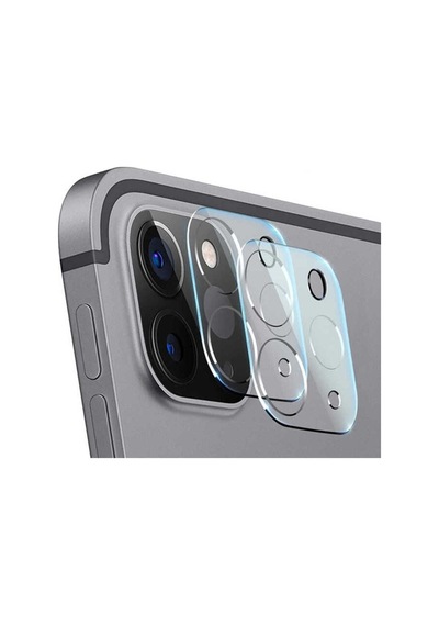Apple Uyumlu iPad  Pro 12.9 2020 4.nesil Kamera Lens Koruyucu Cam Şeffaf