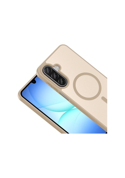 Galaxy A26 Kılıf Magsafe Kamera Korumalı Mat Parmak İzi Tutmayan Pazarplus Gri