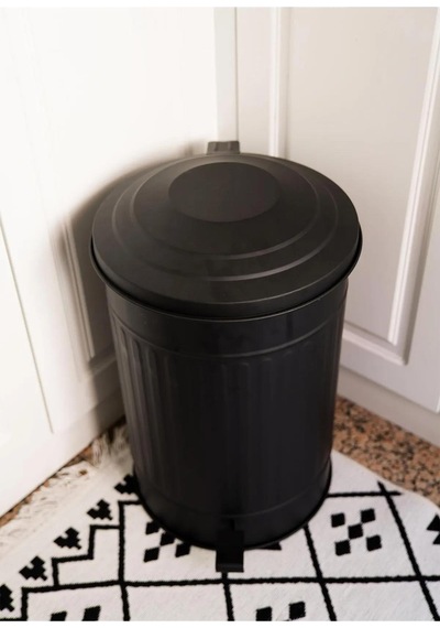 The Mia Çöp Kovası Mutfak 37 Litre Siyah MGL0002 Siyah