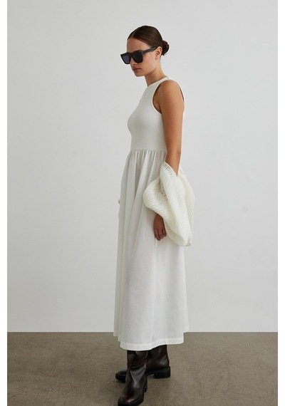 Suud Collection Ekru Holy Maxi Elbise