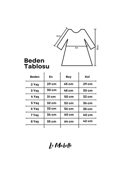 Le Mabelle Lila Uzun Kollu Yaka Detaylı Simli Kız Çocuk Elbise - Maya Lila