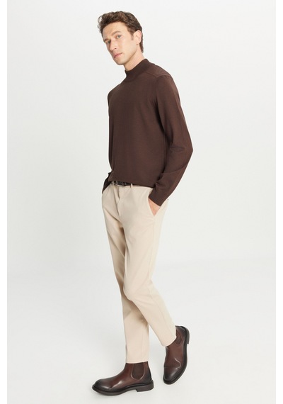 AC&Co / Altınyıldız Classics Erkek Bej Pamuklu Slim Fit Dar Kesim Yan Cepli Casual Esnek Pantolon Bej AC&Co / Altınyıldız Classics Erkek Bej Pamuklu Slim Fit Dar Kesim Yan Cepli Casual Esnek Pantolon Bej