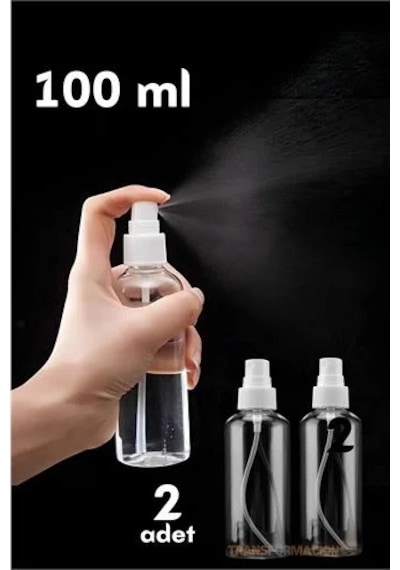 Püskürtücü Boş Sprey Şişe 100 Ml 2 Adet 721445