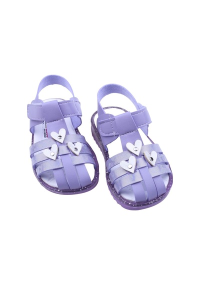 Papuç Sepeti Arzen-2879 Kız Bebek Ortopedik Sandalet Ayakkabı 001
