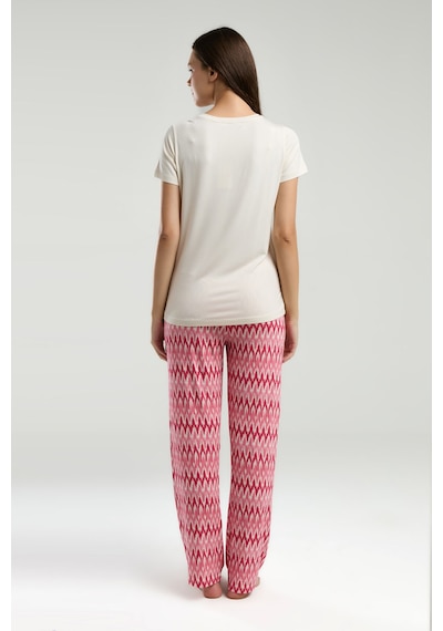 Arnetta Kadın Krem Pijama Takımı Ar3249-s-v1 Krem
