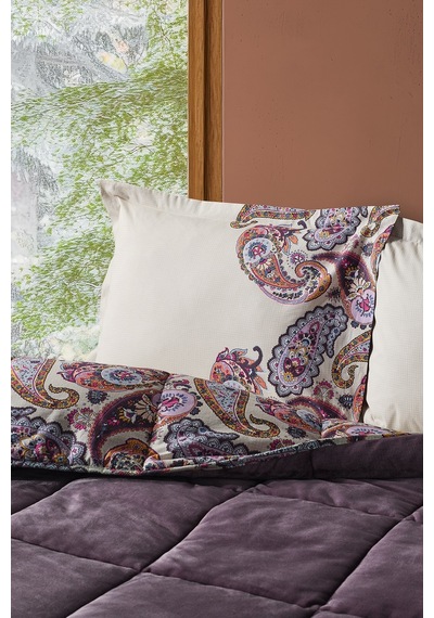 Serra Next Comforter Set Tek Kişilik Mor