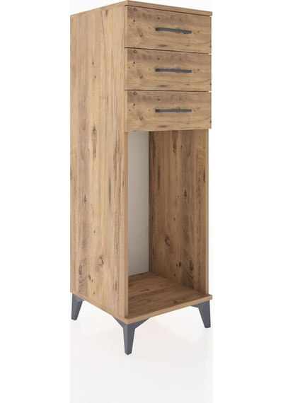 Hyperion Dolap 3 Çekmeceli 44x44x134 Çam-çam Atlas Çam