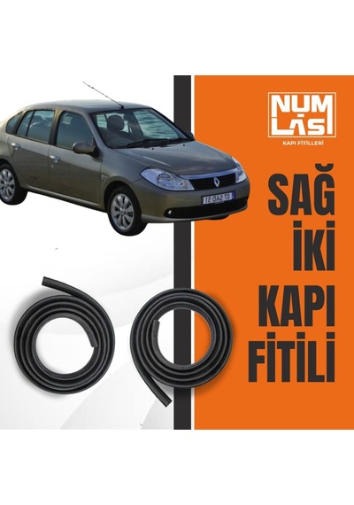 Renault Symbol 2.nesil Sağ Ön Ve Arka Kapı Fitili-a Kalite-numlas-nm7194