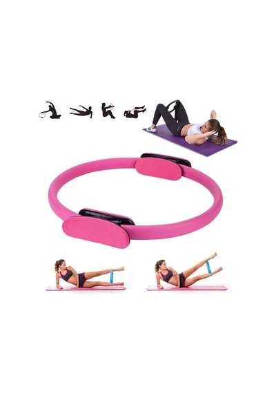 Gymo Yoga Pilates Egzersiz Çemberi 38 CM Pembe
