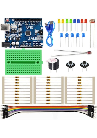 Arduino Uno Mini Başlangıç Seti - Yeni Başlayanlara Özel 61 Parça