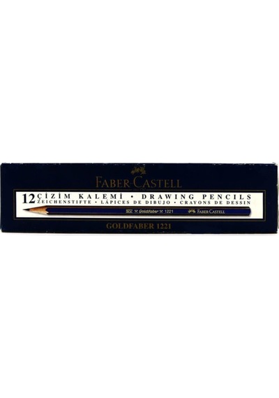 Faber Castell Goldfaber 1221 Dereceli Kurşun Kalem 6H - 12 Adet
