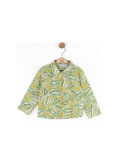 Xo Kids Kız Çocuk Gömlek 9 Ay-3 Yaş 38609 Yeşil