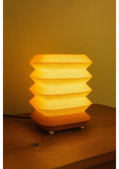 Modern Led Abajur Sıcak Işık Dekoratif Masa Lambası Beyaz