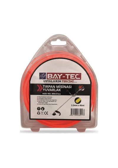 Baytec Tırpan Misinası Yuvarlak 3 Mm 56 Mt Mk4710