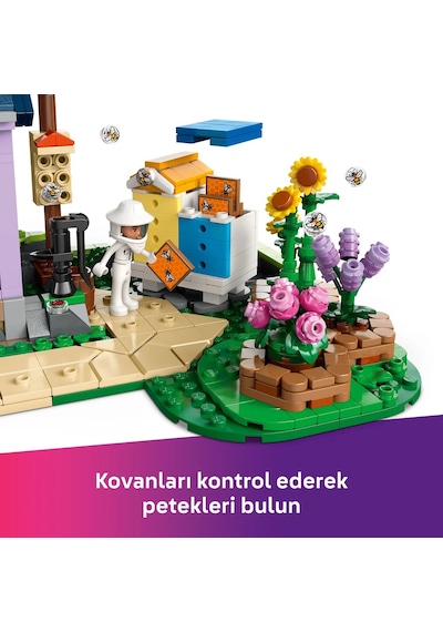 LEGO® Friends Arıcıların Evi ve Çiçek Bahçesi 42669 - 12 Yaş ve Üzeri Gençler için Mini Bebek İçeren Yaratıcı Oyuncak Yapım Seti (1161P)