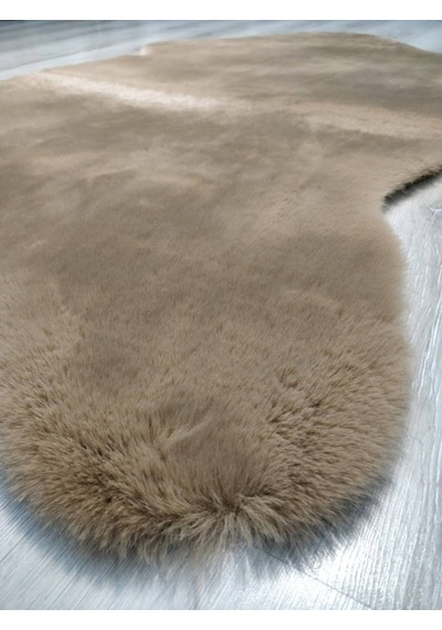 Mucize Tavşan Süet Taban Gtcamel Post Halı 80 x 150 Cm